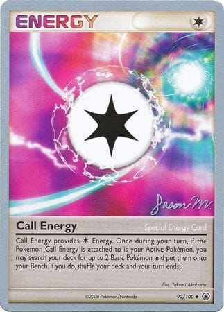 Call Energy (92/100) (Queengar - Jason Martinez) [World Championships 2009] Pokemon Single Pokémon  | Multizone: Comics And Games