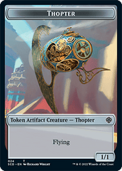 Elephant // Thopter Double-Sided Token [Starter Commander Decks] MTG Single Magic: The Gathering  | Multizone: Comics And Games