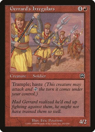 Gerrard's Irregulars [Mercadian Masques] MTG Single Magic: The Gathering  | Multizone: Comics And Games