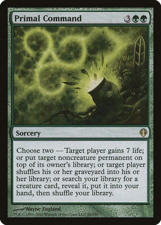 Primal Command [Archenemy] MTG Single Magic: The Gathering  | Multizone: Comics And Games