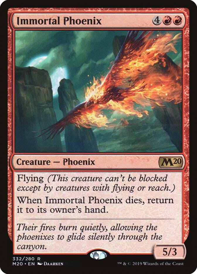 Immortal Phoenix [Core Set 2020] MTG Single Magic: The Gathering  | Multizone: Comics And Games