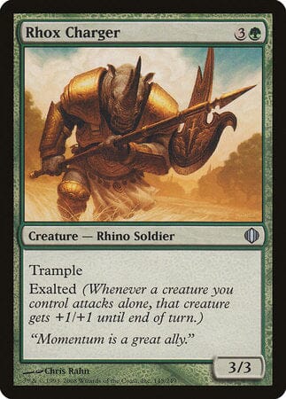 Rhox Charger [Shards of Alara] MTG Single Magic: The Gathering  | Multizone: Comics And Games
