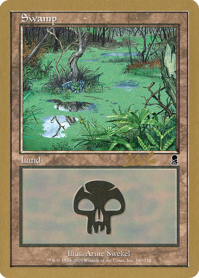 Swamp (cr340) (Carlos Romao) [World Championship Decks 2002] MTG Single Magic: The Gathering  | Multizone: Comics And Games