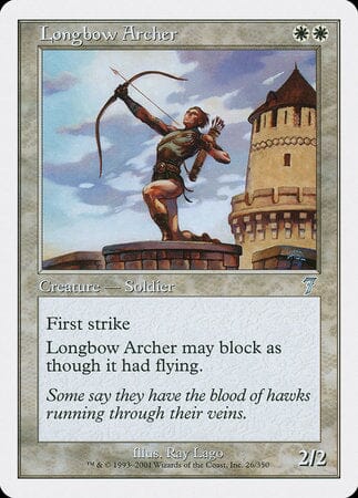 Longbow Archer [Seventh Edition] MTG Single Magic: The Gathering  | Multizone: Comics And Games