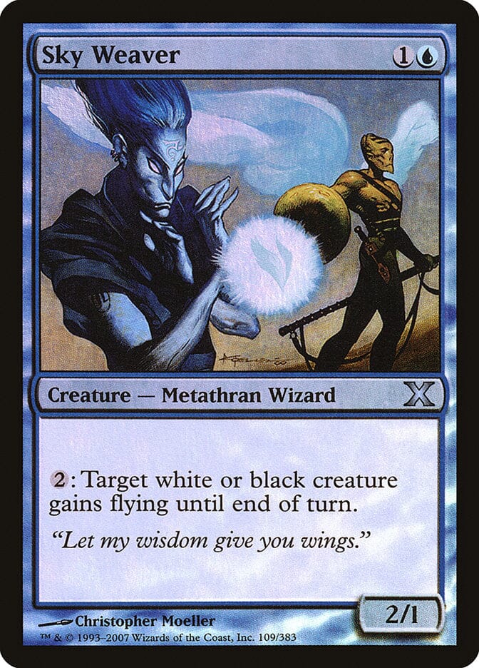 Sky Weaver (Premium Foil) [Tenth Edition] MTG Single Magic: The Gathering  | Multizone: Comics And Games