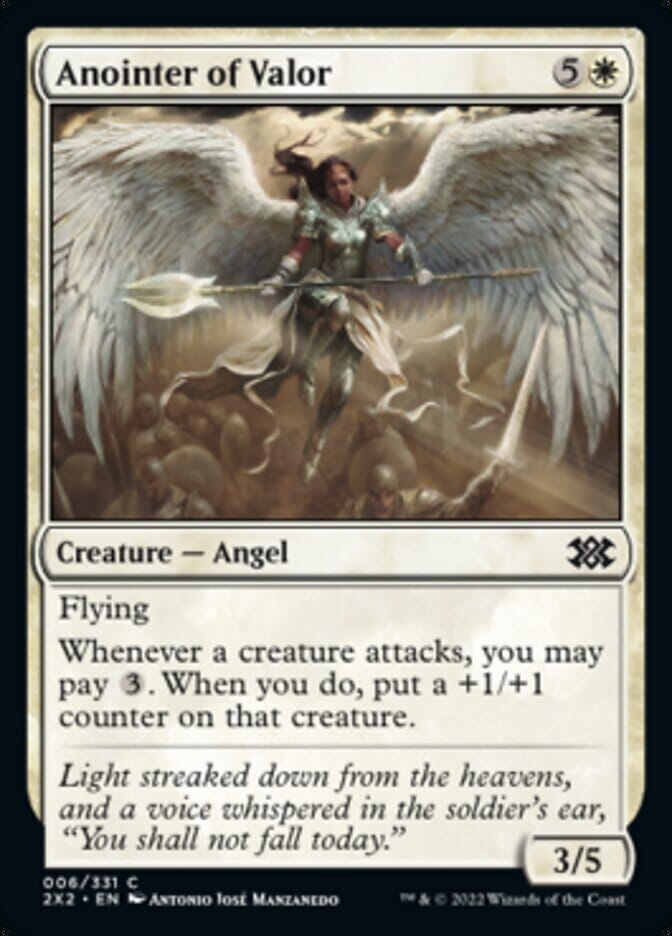 Anointer of Valor [Double Masters 2022] MTG Single Magic: The Gathering  | Multizone: Comics And Games