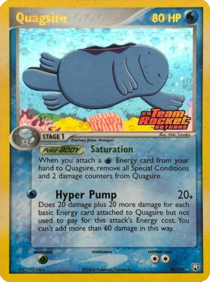 Quagsire (26/109) (Stamped) [EX: Team Rocket Returns] Pokemon Single Pokémon  | Multizone: Comics And Games