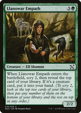 Llanowar Empath [Duel Decks: Elves vs. Inventors] MTG Single Magic: The Gathering  | Multizone: Comics And Games