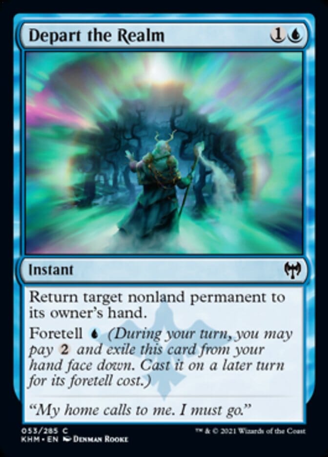 Depart the Realm [Kaldheim] MTG Single Magic: The Gathering  | Multizone: Comics And Games
