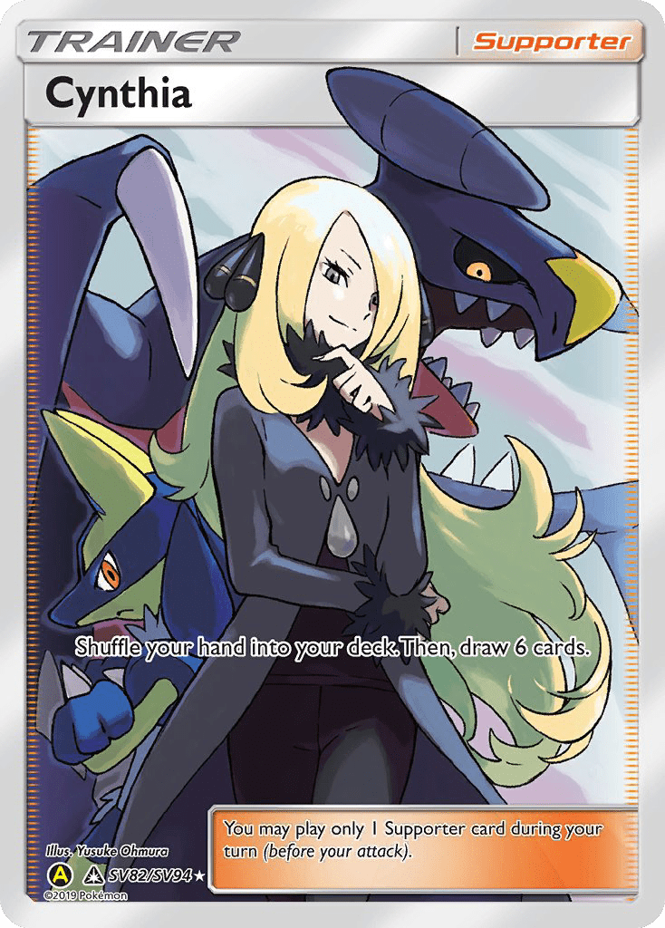 Cynthia (SV82/SV94) [Sun & Moon: Hidden Fates - Shiny Vault] Pokemon Single Pokémon  | Multizone: Comics And Games
