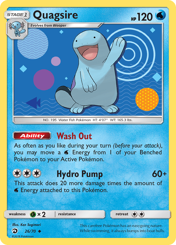 Quagsire (26/70) [Sun & Moon: Dragon Majesty] Pokemon Single Pokémon  | Multizone: Comics And Games
