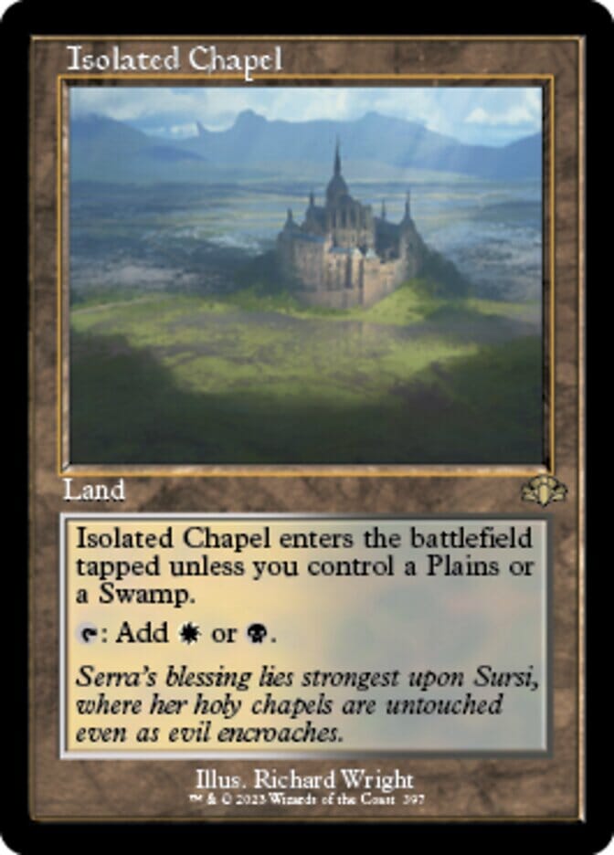 Isolated Chapel (Retro) [Dominaria Remastered] MTG Single Magic: The Gathering  | Multizone: Comics And Games