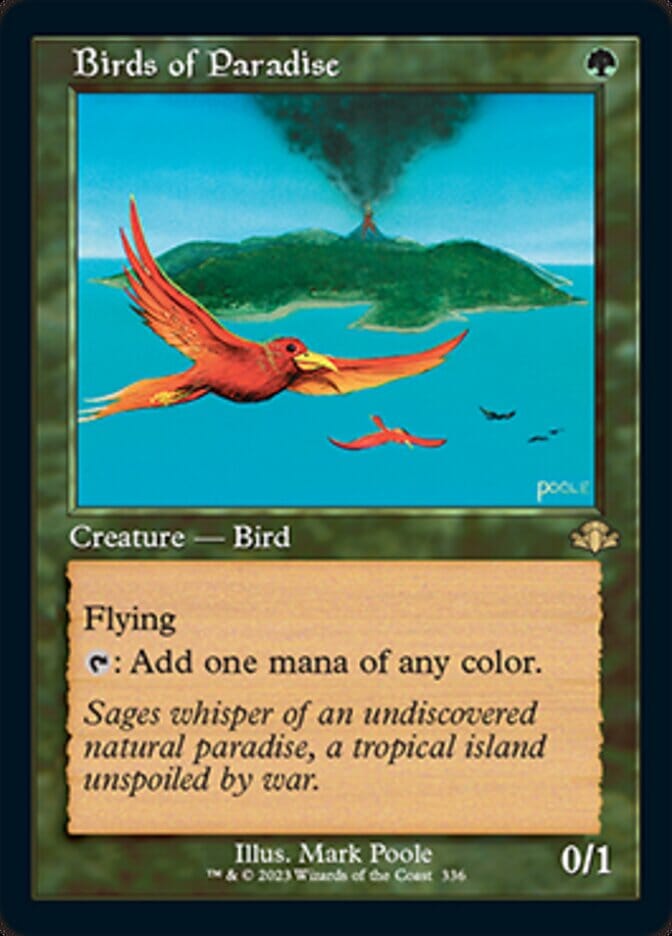 Birds of Paradise (Retro) [Dominaria Remastered] MTG Single Magic: The Gathering  | Multizone: Comics And Games