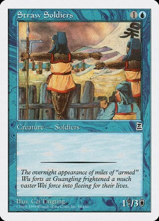 Straw Soldiers [Portal Three Kingdoms] MTG Single Magic: The Gathering  | Multizone: Comics And Games