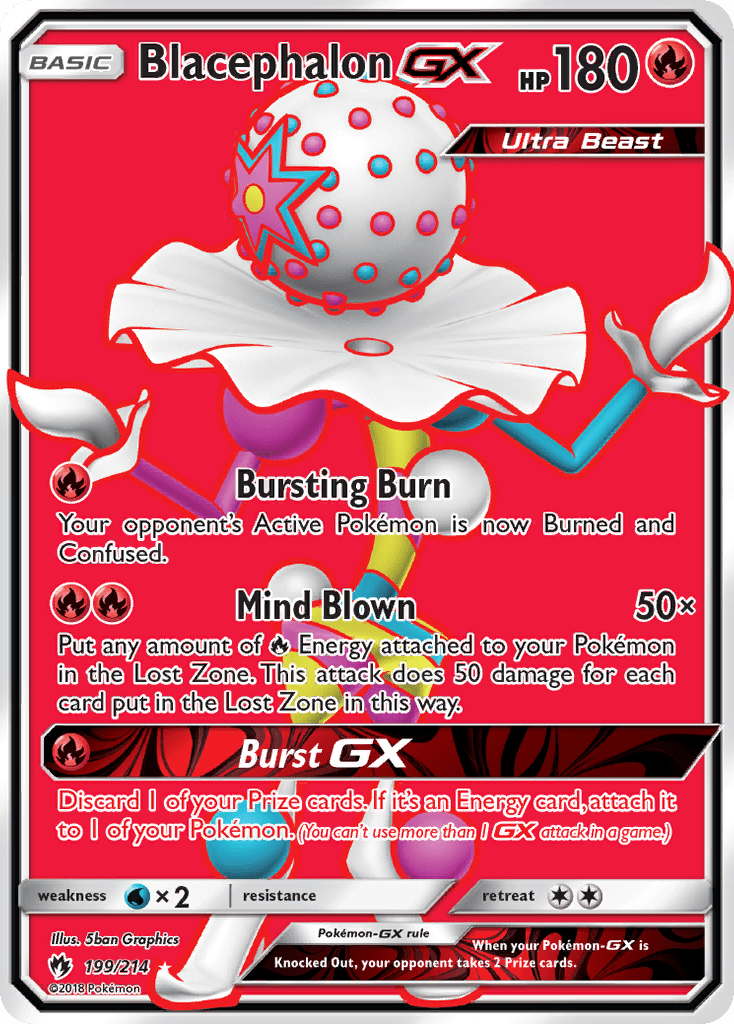 Blacephalon GX (199/214) [Sun & Moon: Lost Thunder] Pokemon Single Pokémon  | Multizone: Comics And Games