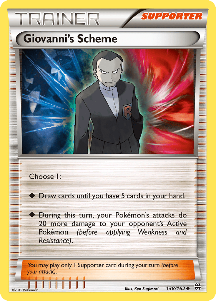 Giovanni's Scheme (138/162) [XY: BREAKthrough] Pokemon Single Pokémon  | Multizone: Comics And Games