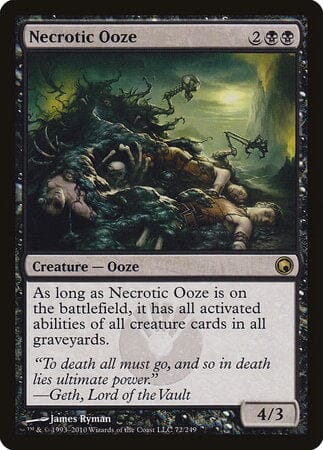 Necrotic Ooze [Scars of Mirrodin] MTG Single Magic: The Gathering  | Multizone: Comics And Games