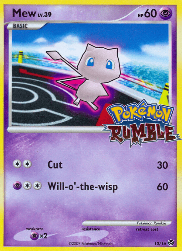 Mew (10/16) [Pokémon Rumble] Pokemon Single Pokémon  | Multizone: Comics And Games