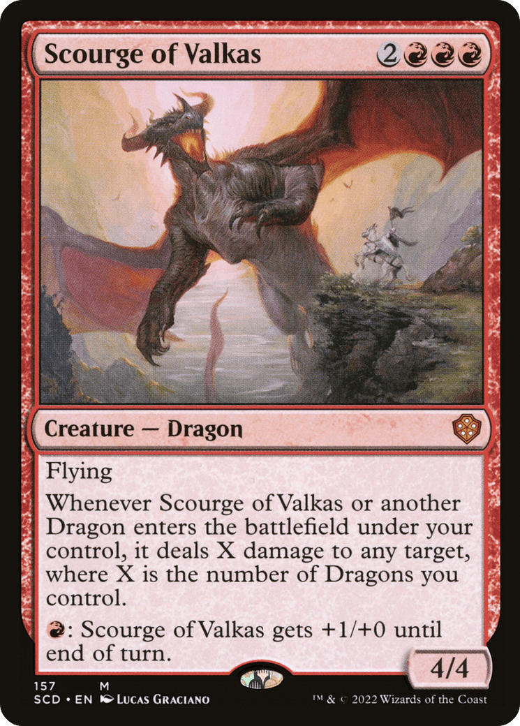 Scourge of Valkas [Starter Commander Decks] MTG Single Magic: The Gathering  | Multizone: Comics And Games