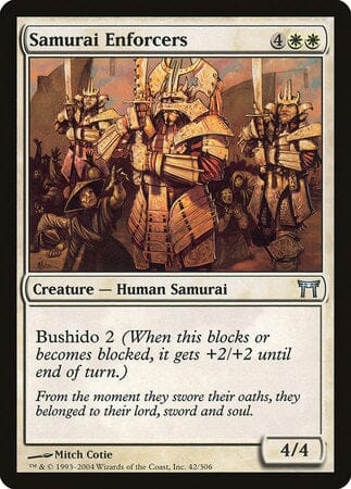 Samurai Enforcers [Champions of Kamigawa] MTG Single Magic: The Gathering  | Multizone: Comics And Games
