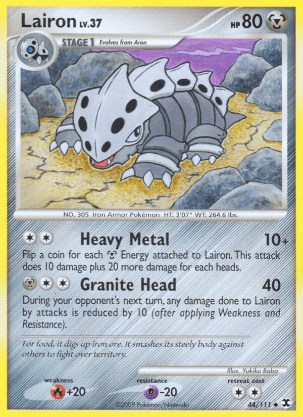 Lairon (44/111) [Platinum: Rising Rivals] Pokemon Single Pokémon  | Multizone: Comics And Games