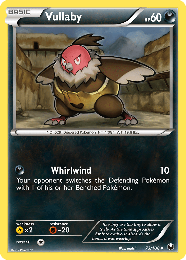 Vullaby (73/108) [Black & White: Dark Explorers] Pokemon Single Pokémon  | Multizone: Comics And Games