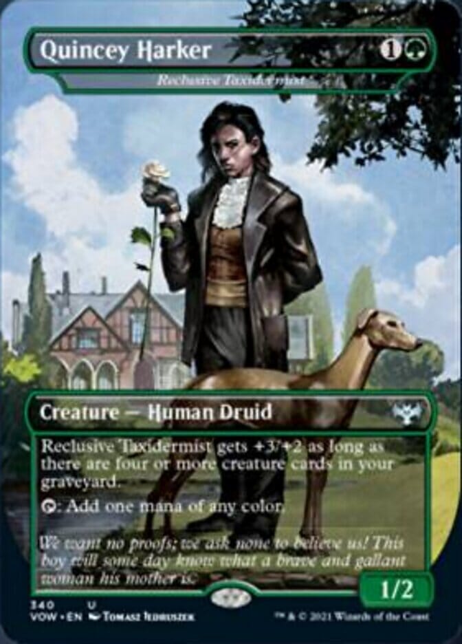 Reclusive Taxidermist - Quincey Harker [Innistrad: Crimson Vow] MTG Single Magic: The Gathering  | Multizone: Comics And Games