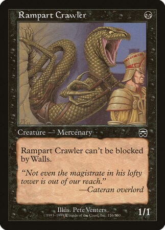 Rampart Crawler [Mercadian Masques] MTG Single Magic: The Gathering  | Multizone: Comics And Games