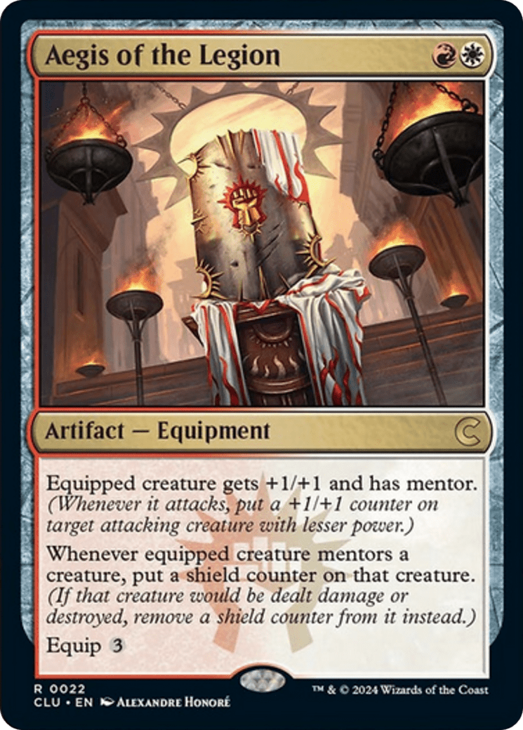 Aegis of the Legion [Ravnica: Clue Edition] MTG Single Magic: The Gathering  | Multizone: Comics And Games