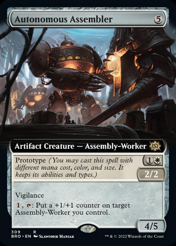 Autonomous Assembler (Extended Art) [The Brothers' War] MTG Single Magic: The Gathering  | Multizone: Comics And Games