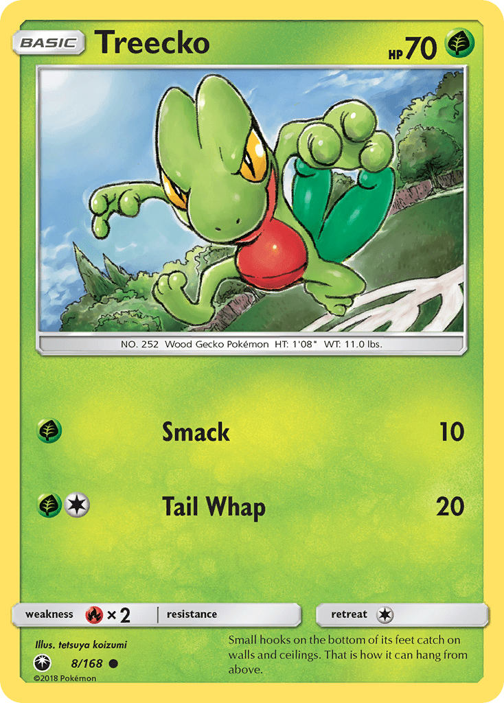 Treecko (8/168) [Sun & Moon: Celestial Storm] Pokemon Single Pokémon  | Multizone: Comics And Games