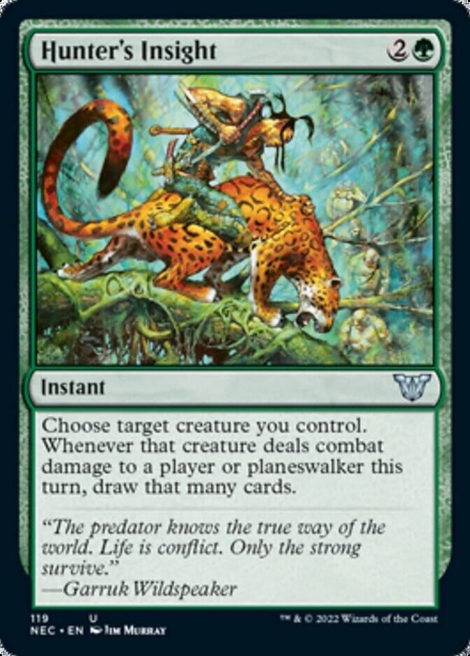 Hunter's Insight [Kamigawa: Neon Dynasty Commander] MTG Single Magic: The Gathering  | Multizone: Comics And Games