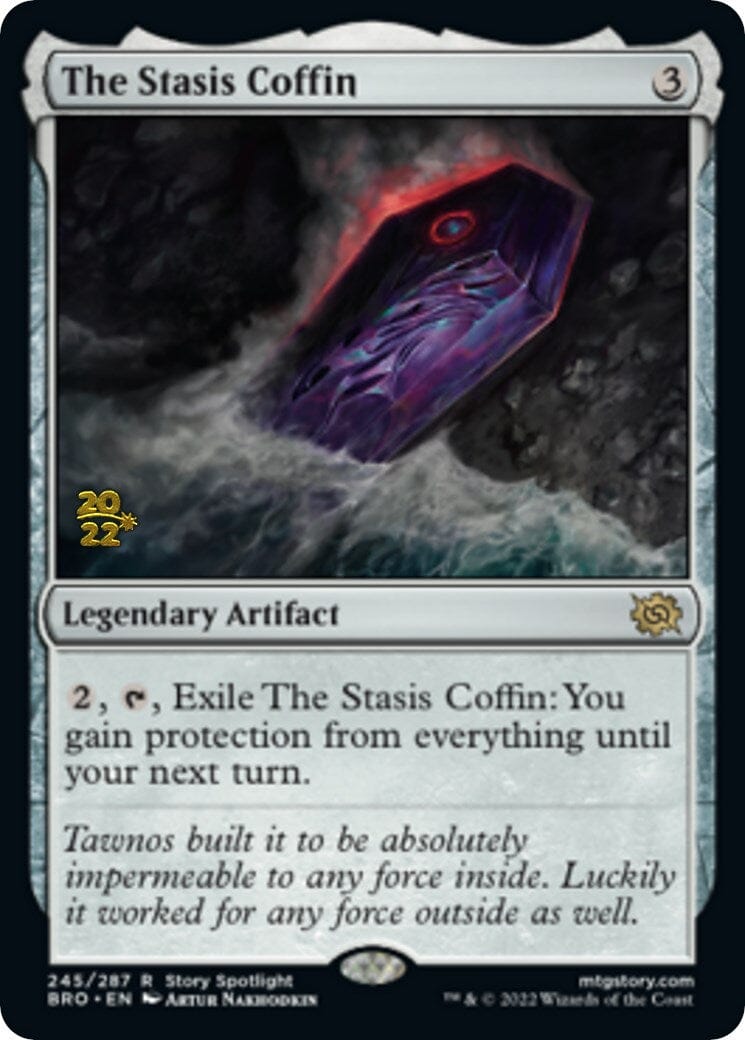 The Stasis Coffin [The Brothers' War: Prerelease Promos] MTG Single Magic: The Gathering  | Multizone: Comics And Games
