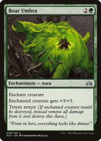 Boar Umbra [Planechase Anthology] MTG Single Magic: The Gathering  | Multizone: Comics And Games