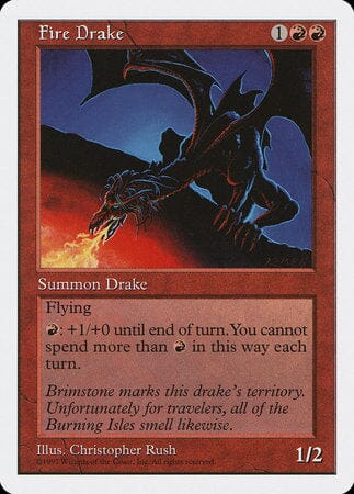 Fire Drake [Fifth Edition] MTG Single Magic: The Gathering  | Multizone: Comics And Games