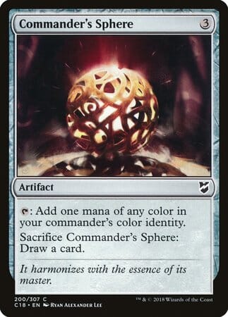 Commander's Sphere [Commander 2018] MTG Single Magic: The Gathering  | Multizone: Comics And Games