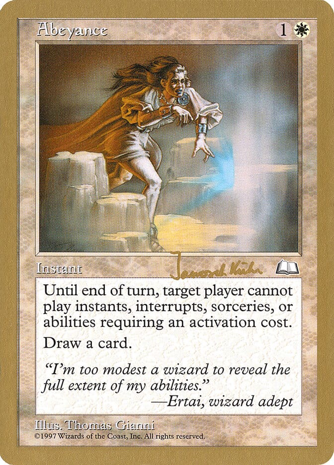 Abeyance (Janosch Kuhn) [World Championship Decks 1997] MTG Single Magic: The Gathering  | Multizone: Comics And Games
