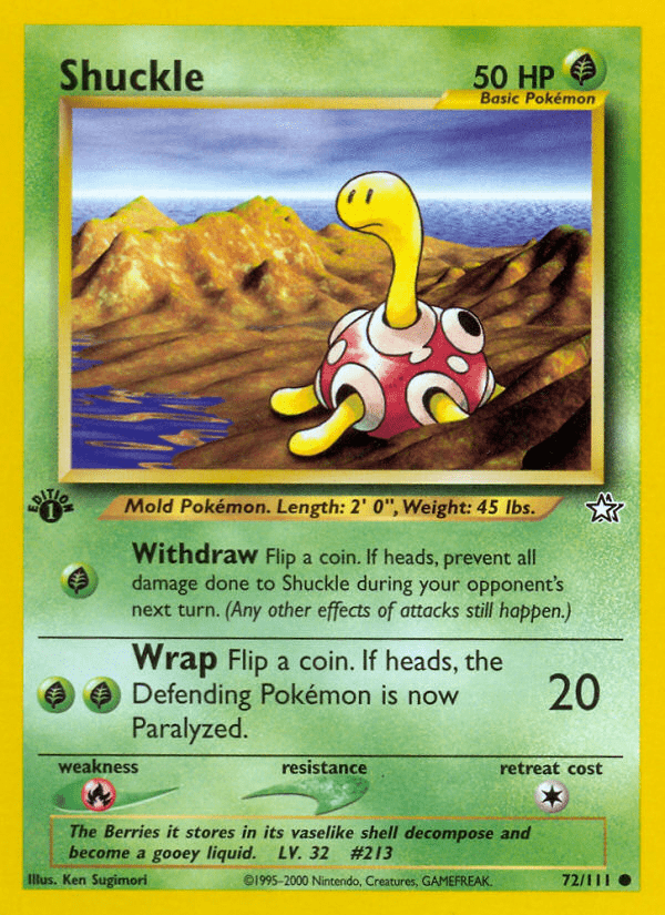 Shuckle (72/111) [Neo Genesis 1st Edition] Pokemon Single Pokémon  | Multizone: Comics And Games