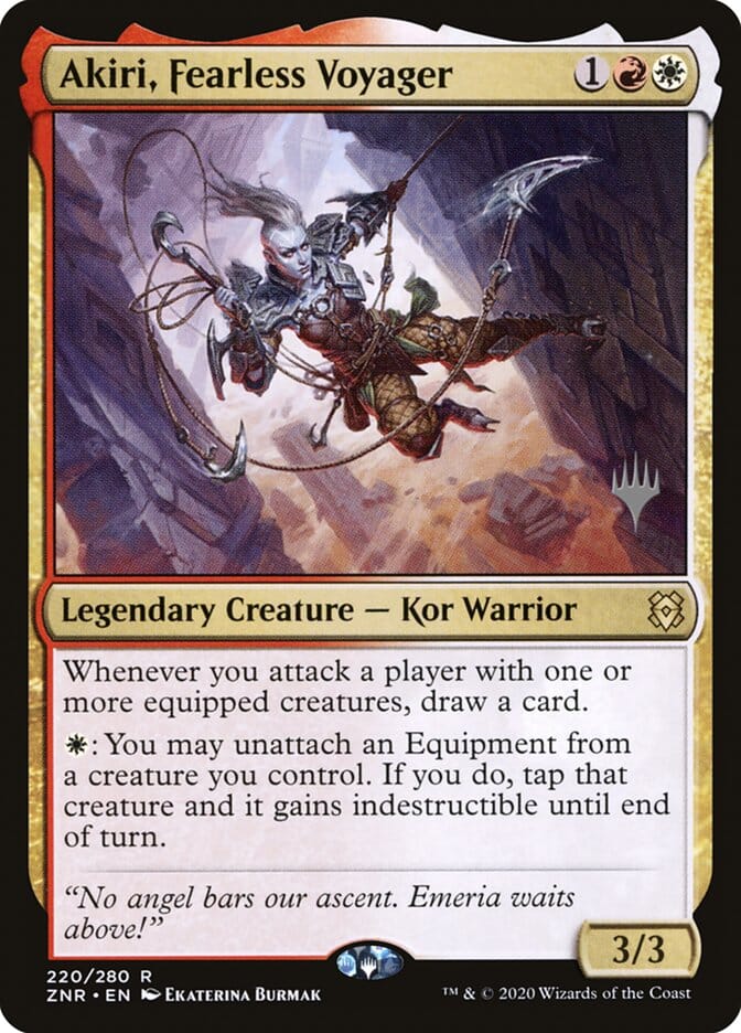 Akiri, Fearless Voyager (Promo Pack) [Zendikar Rising Promos] MTG Single Magic: The Gathering  | Multizone: Comics And Games