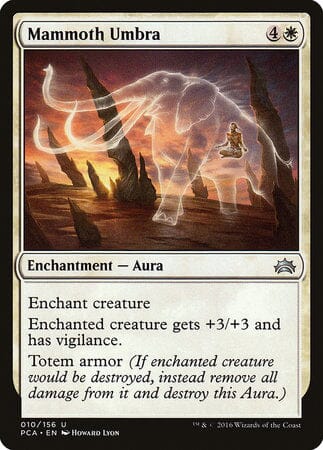 Mammoth Umbra [Planechase Anthology] MTG Single Magic: The Gathering  | Multizone: Comics And Games