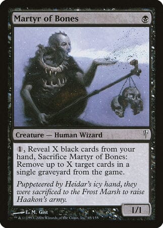 Martyr of Bones [Coldsnap] MTG Single Magic: The Gathering  | Multizone: Comics And Games