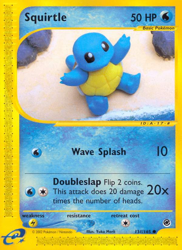Squirtle (131/165) [Expedition: Base Set] Pokemon Single Pokémon  | Multizone: Comics And Games