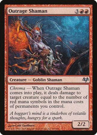 Outrage Shaman [Eventide] MTG Single Magic: The Gathering  | Multizone: Comics And Games