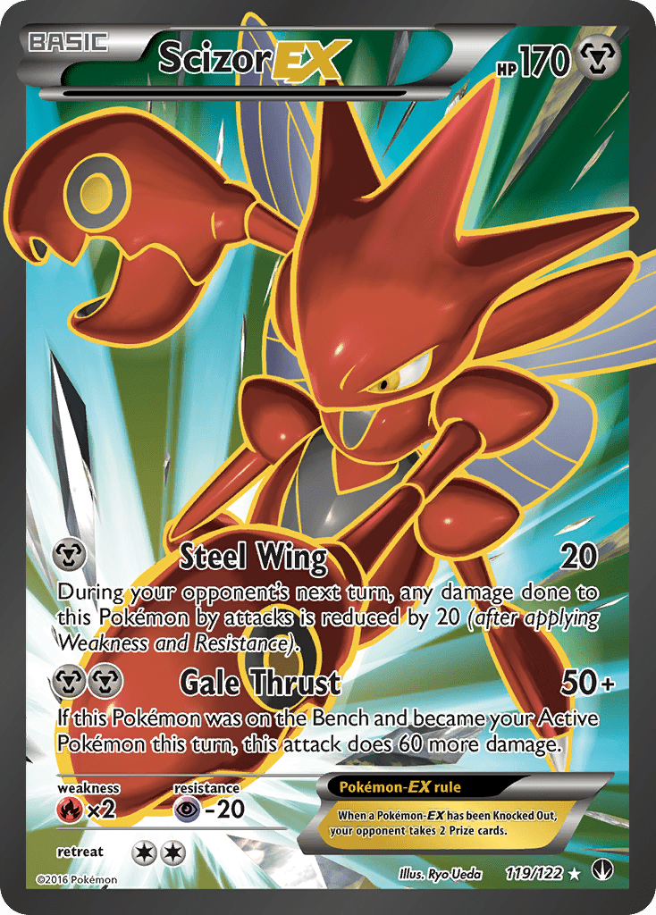 Scizor EX (119/122) [XY: BREAKpoint] Pokemon Single Pokémon  | Multizone: Comics And Games