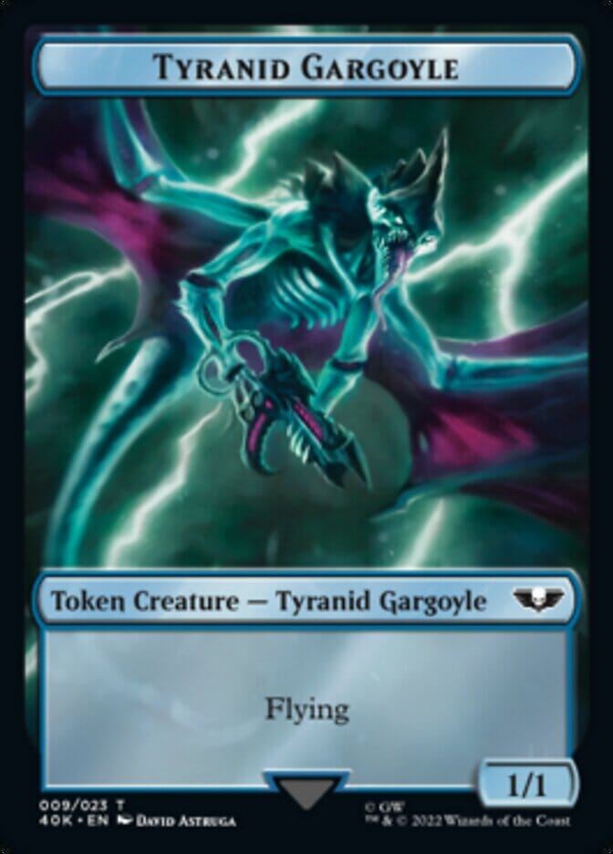 Tyranid (017) // Tyranid Gargoyle Double-sided Token (Surge Foil) [Universes Beyond: Warhammer 40,000 Tokens] MTG Single Magic: The Gathering  | Multizone: Comics And Games