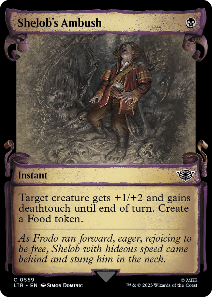 Shelob's Ambush [The Lord of the Rings: Tales of Middle-Earth Showcase Scrolls] MTG Single Magic: The Gathering  | Multizone: Comics And Games