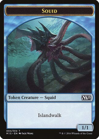 Squid Token [Magic 2015 Tokens] MTG Single Magic: The Gathering  | Multizone: Comics And Games