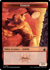 Elf Knight // Goblin (0009) Double-Sided Token [Ravnica Remastered Tokens] MTG Single Magic: The Gathering  | Multizone: Comics And Games