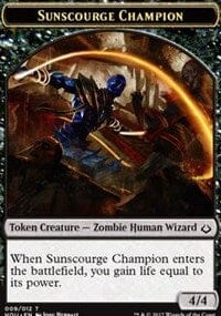 Sunscourge Champion // Cat Double-sided Token [Hour of Devastation Tokens] MTG Single Magic: The Gathering  | Multizone: Comics And Games
