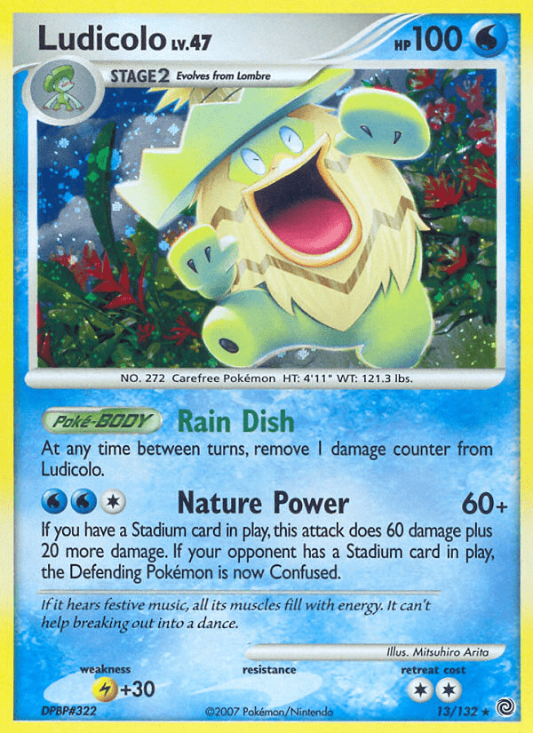 Ludicolo (13/132) [Diamond & Pearl: Secret Wonders] Pokemon Single Pokémon  | Multizone: Comics And Games